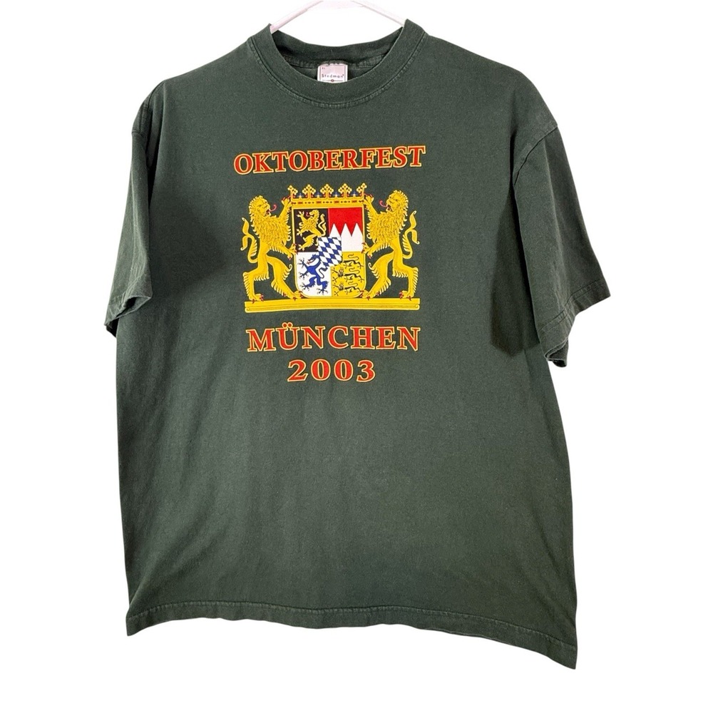 Vintage 2003 Oktoberfest München T Shirt XL Stedman Classic Bavaria Germany